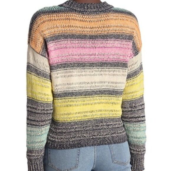 NWT Rachel Rachel Roy Kai Striped Dolman Long Sleeve Sweater Women's Sz. XXL New - Picture 4 of 10